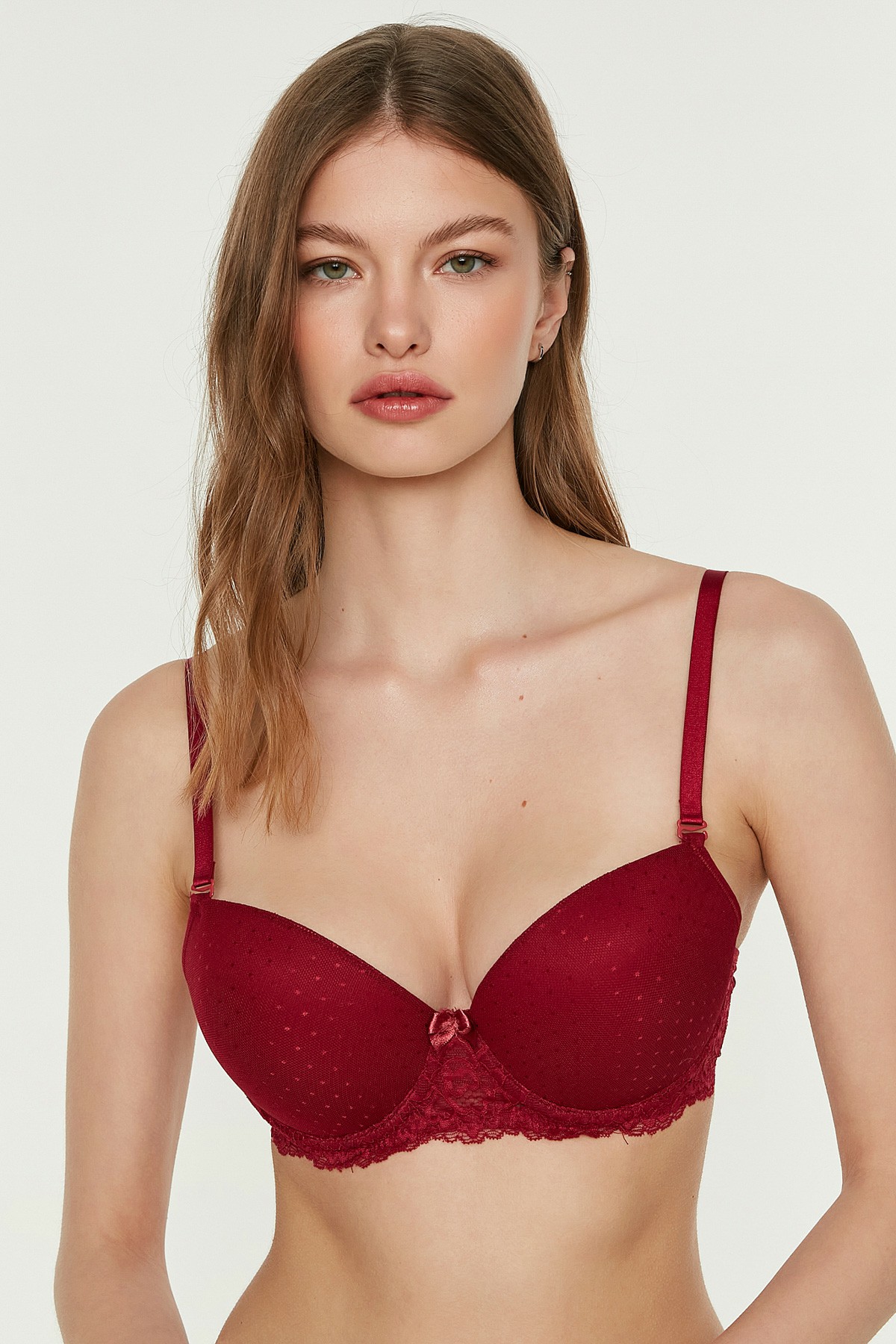 1765 - Destekli Dantelli Sütyen - C