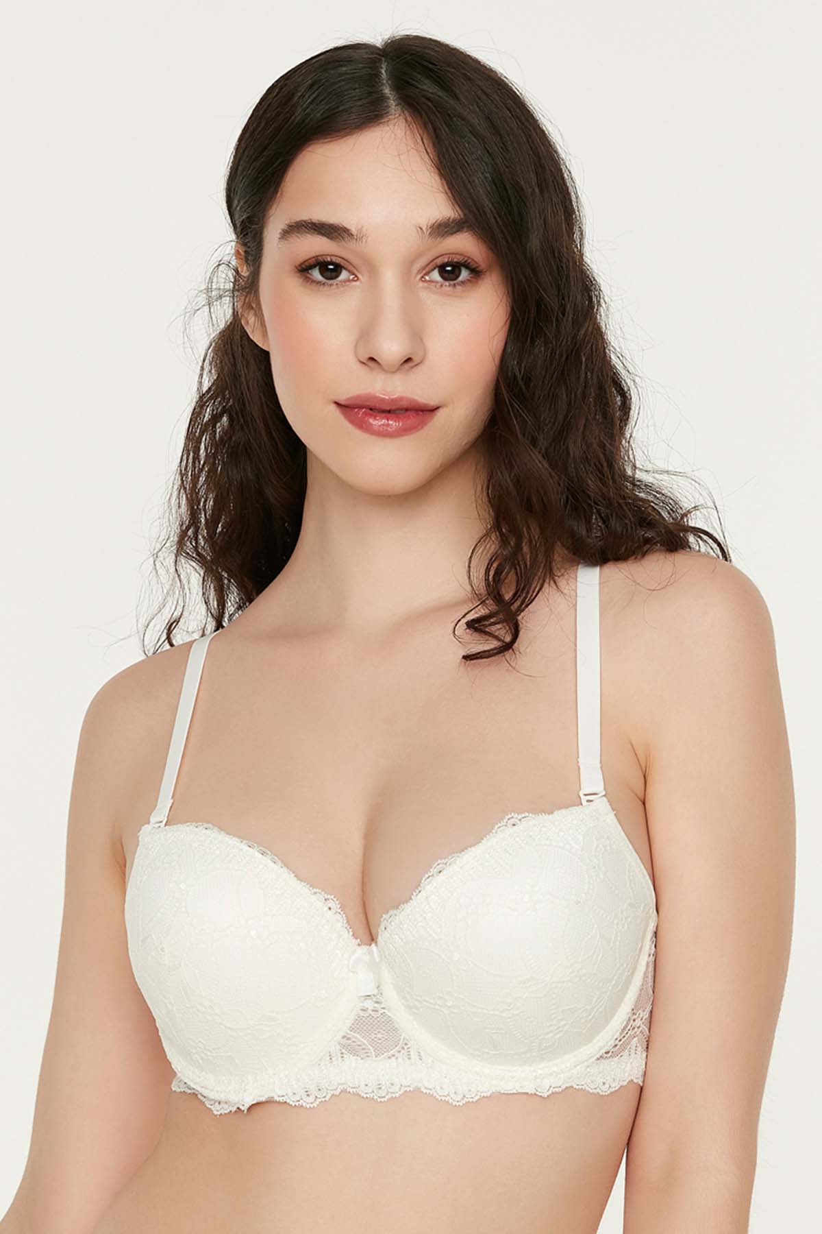 1780 - Desteksiz Dantelli Sütyen