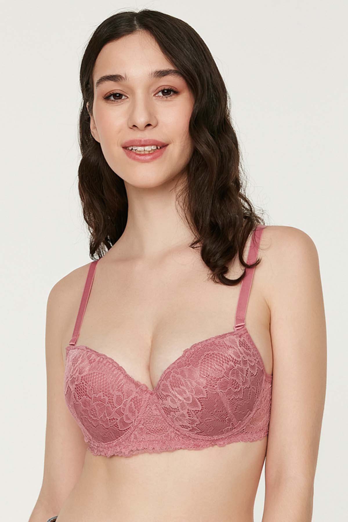 1780 - Desteksiz Dantelli Sütyen - F