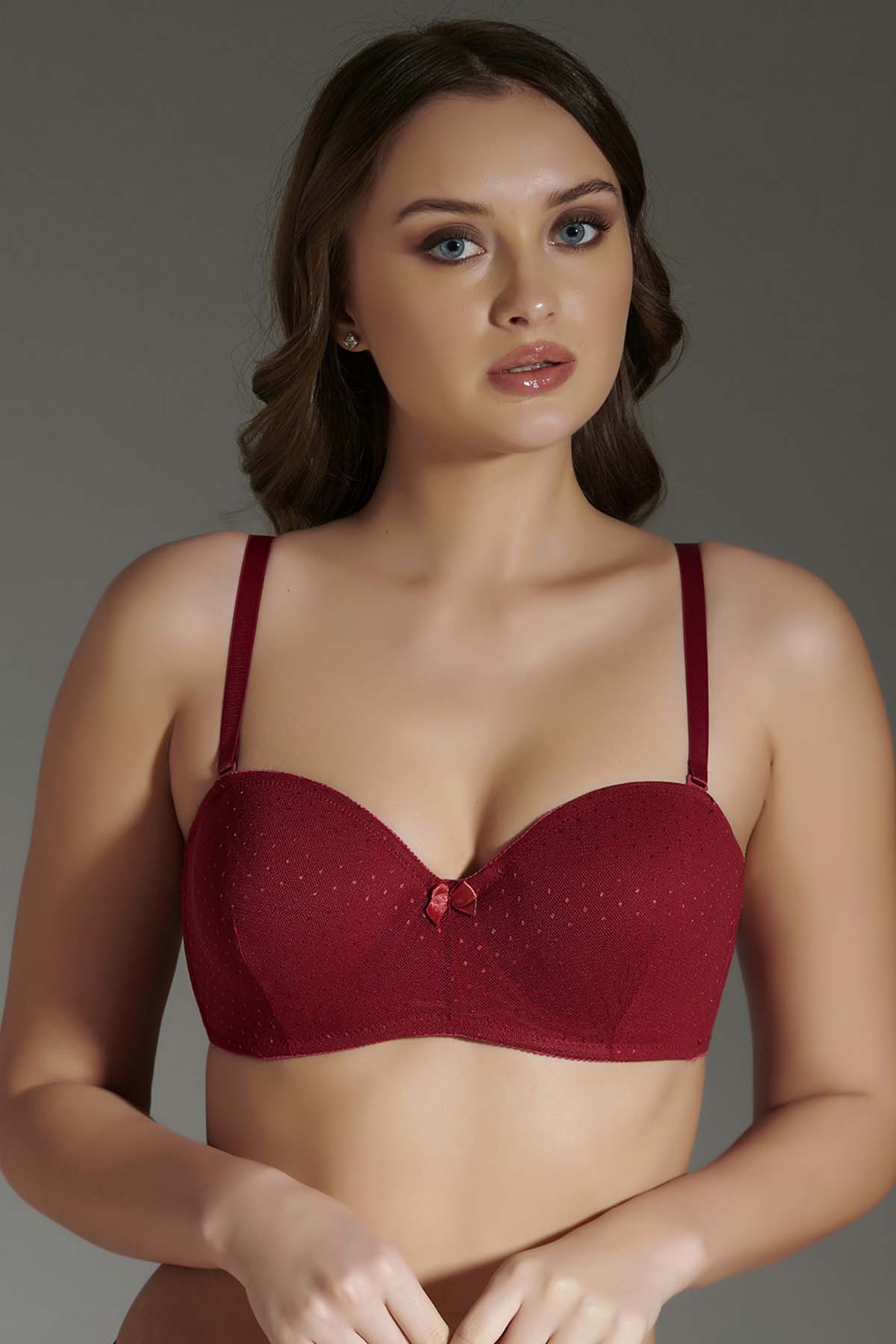 1800 - Desteksiz Dantelli Sütyen - A