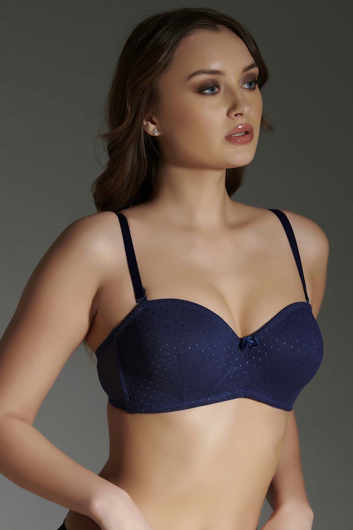 1800 - Desteksiz Dantelli Sütyen