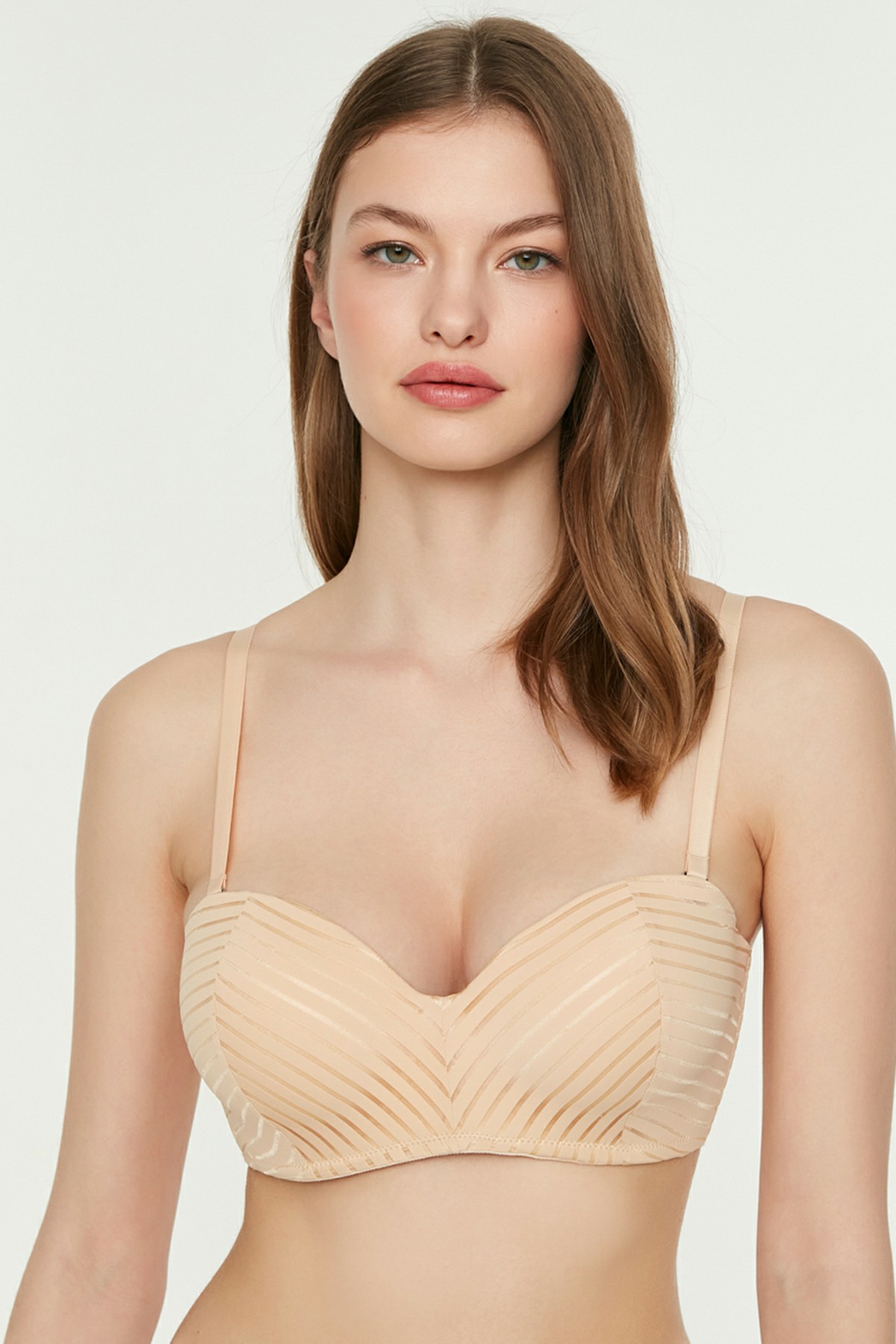 3005 - Desteksiz Dantelli Sütyen - C