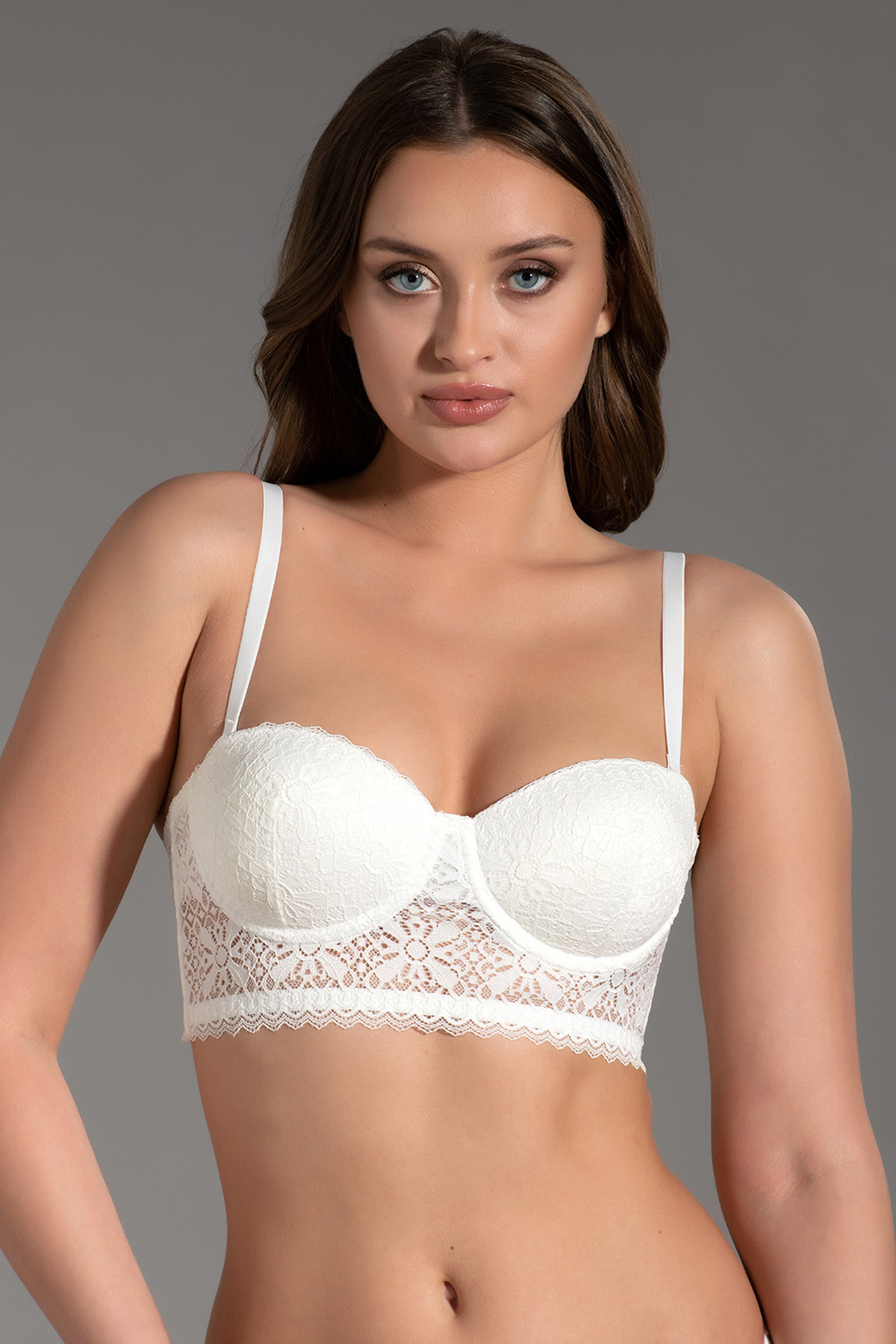 3015 - Destekli Dantelli Sütyen - A