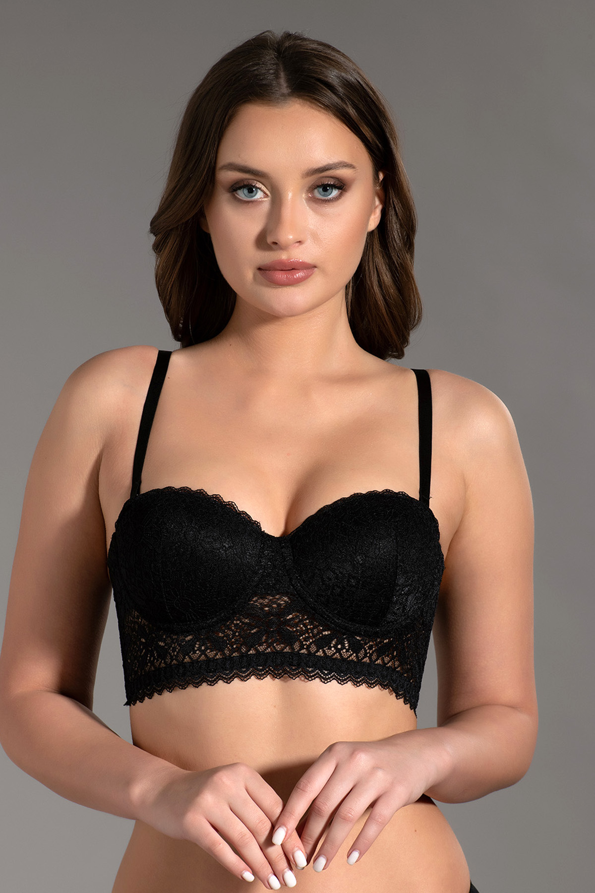 3015 - Destekli Dantelli Sütyen - G