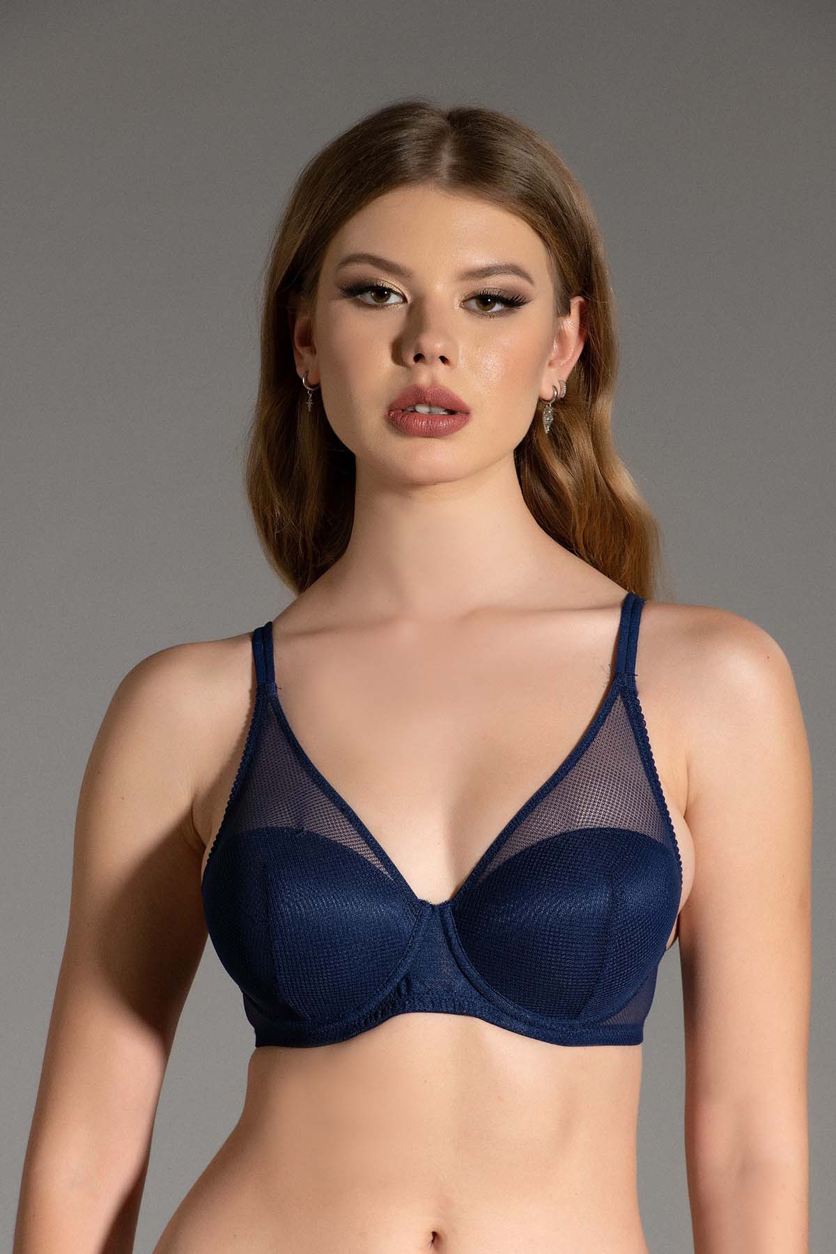 3024 - Desteksiz Dantelli Sütyen - H