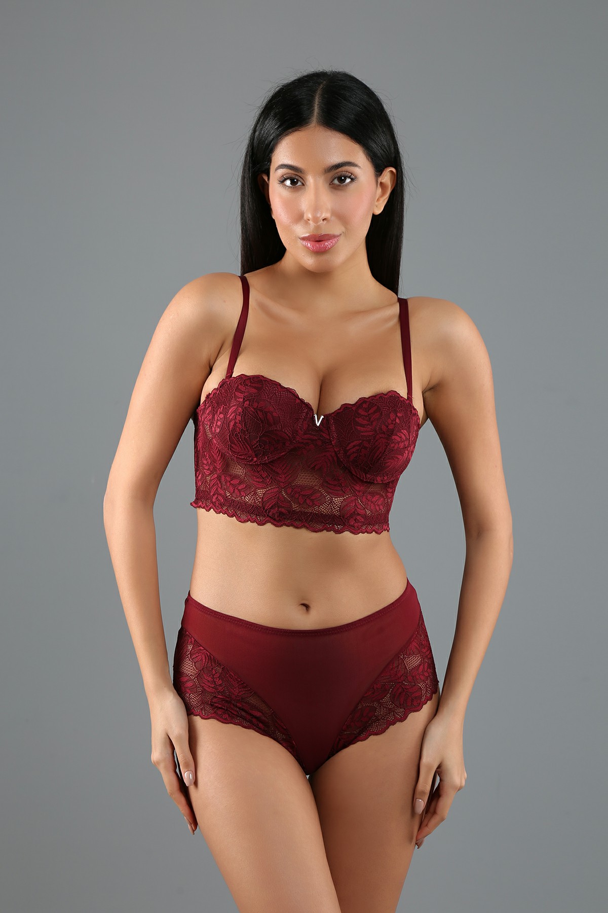 4022- Destekli Sütyen Külot Takım - E