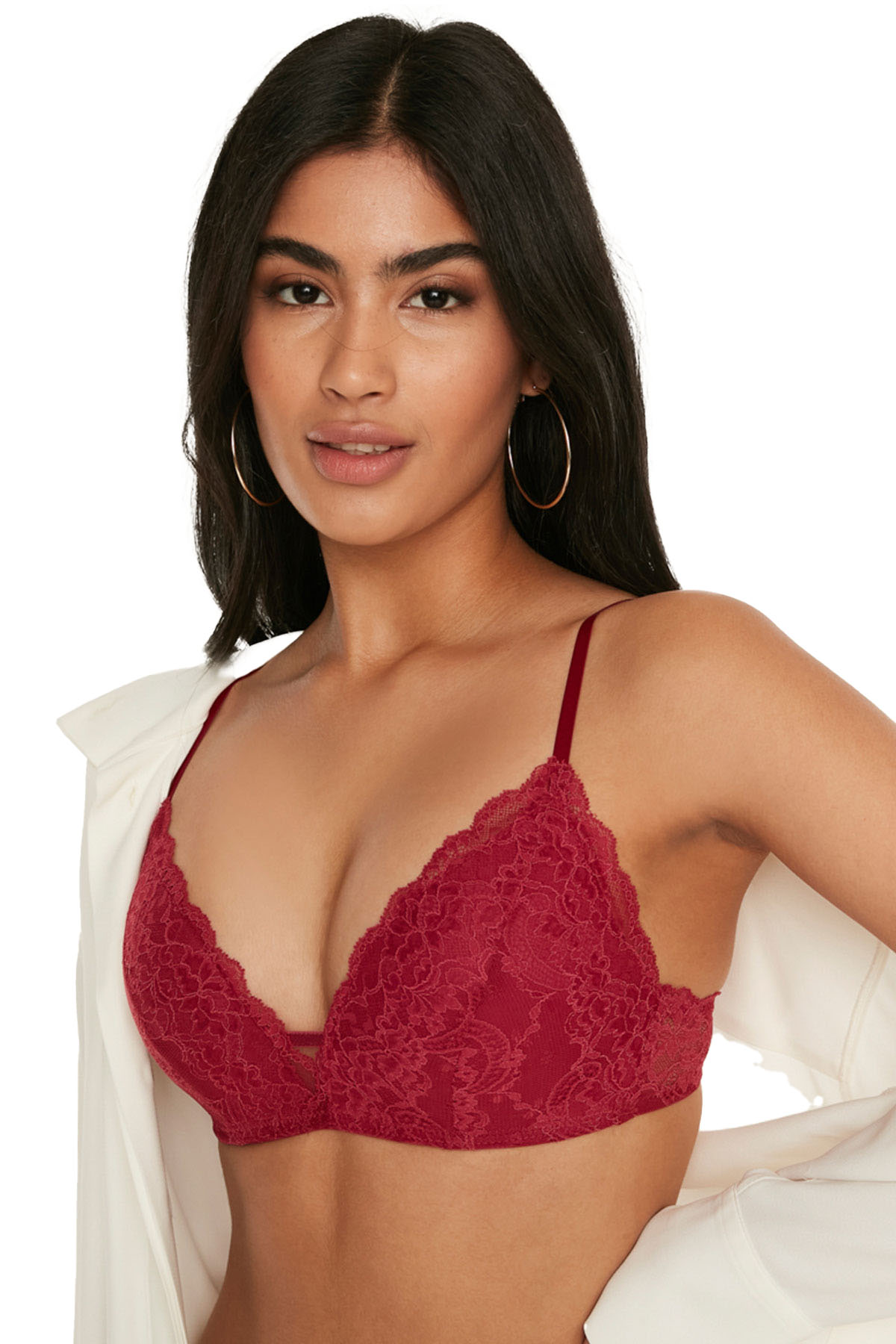 5200 - Desteksiz Dantelli Sütyen - C