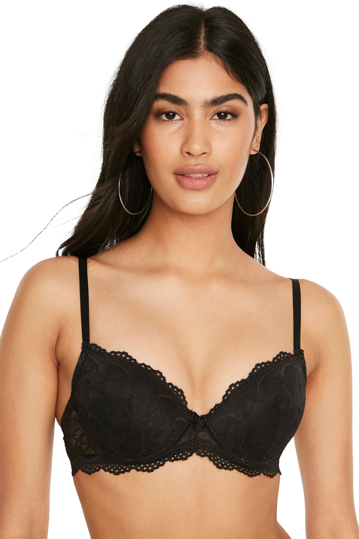 5350 - Destekli Dantelli Sütyen - C