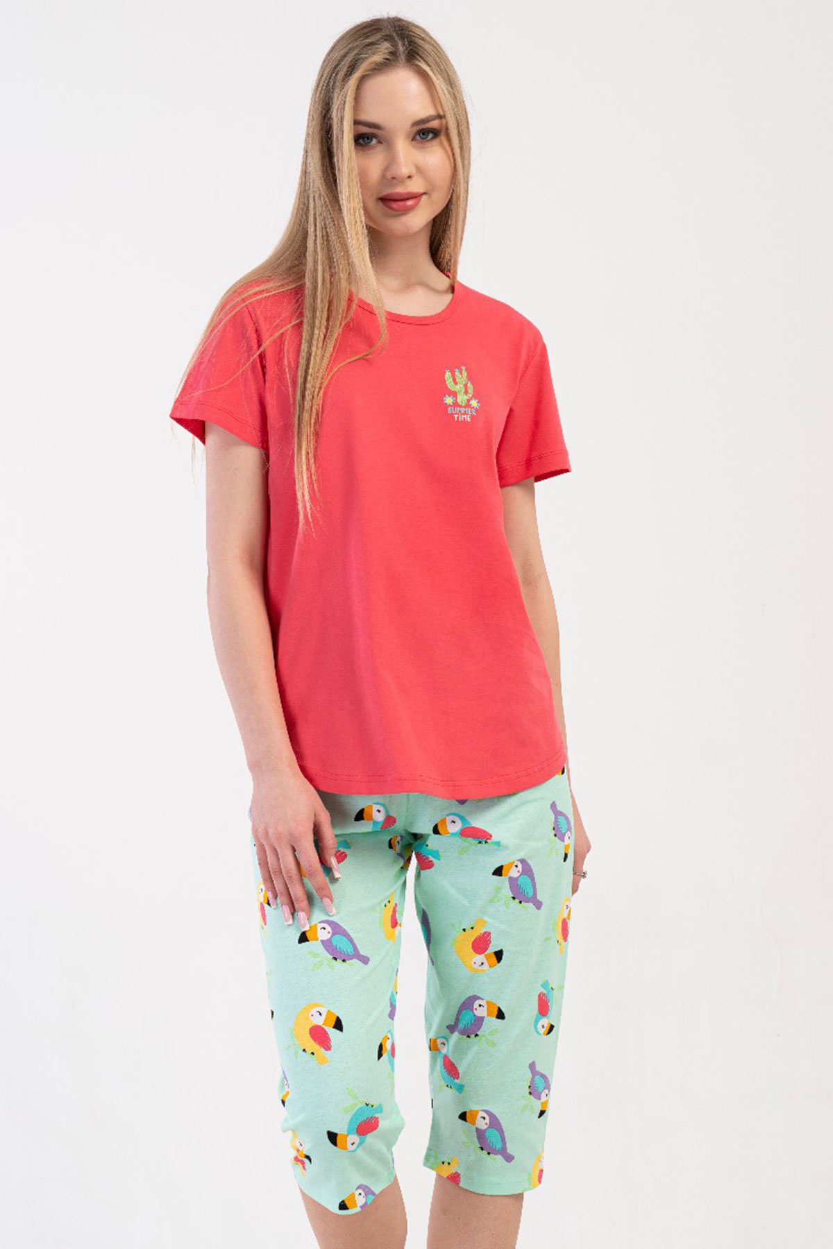 KADIN P.SUPREM O YAKA KISA KOL ETEGI OVAL KAPRI TAKIM