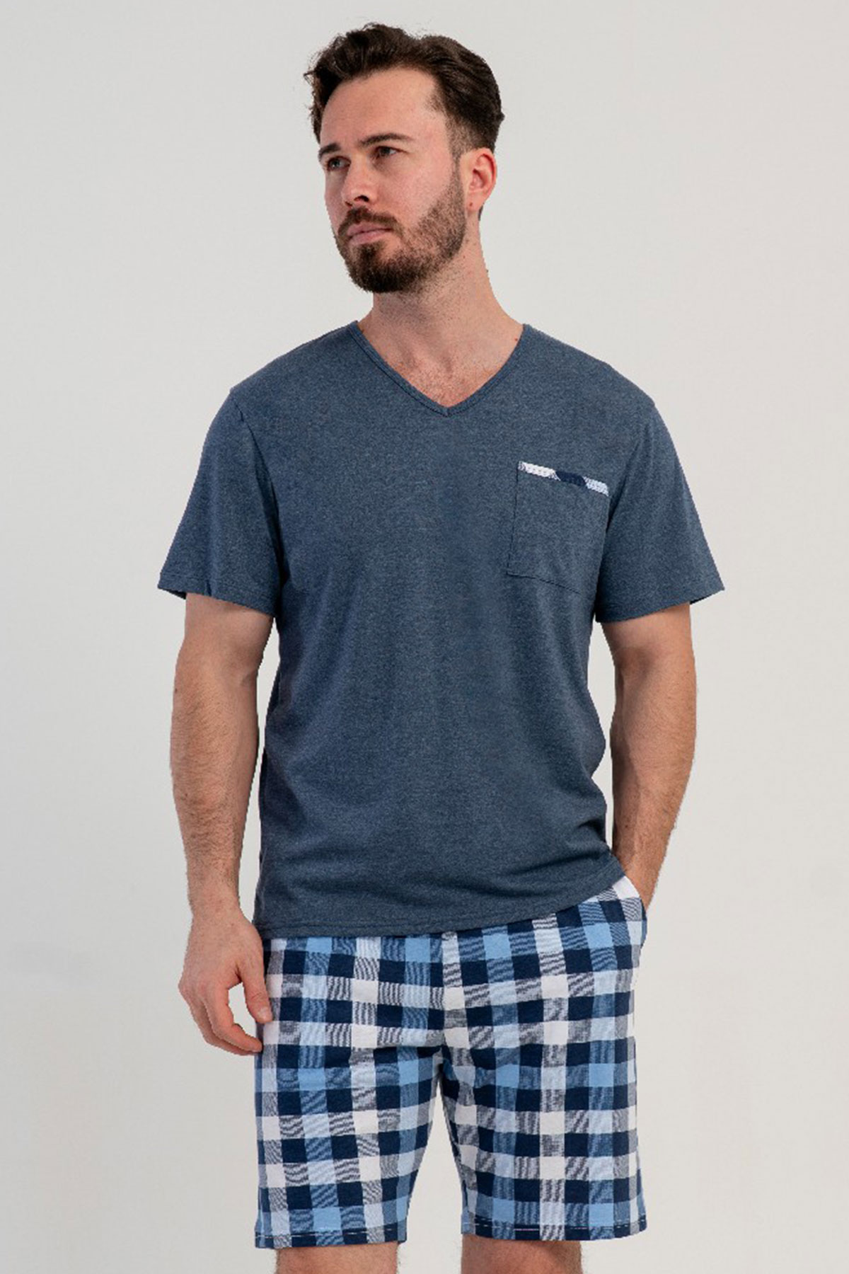 CEPLI ERKEK P.SUPREM XXL V YAKA KISA KOL SORT TAKIM